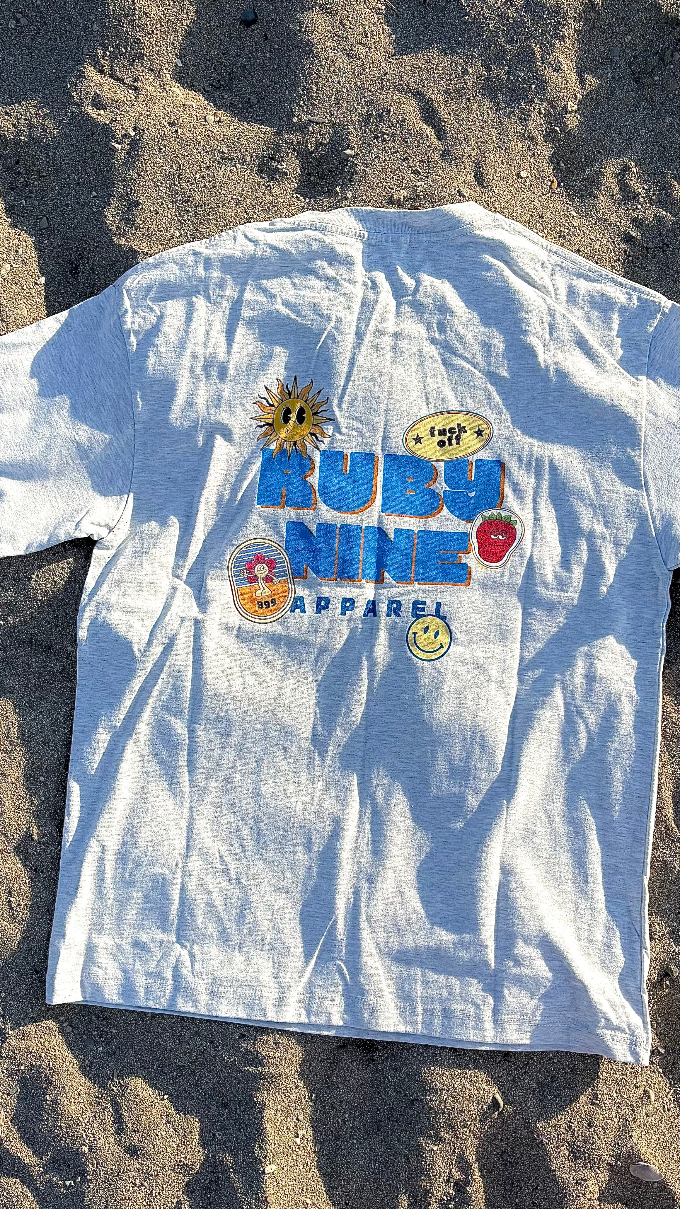 Ruby 9 Sticker Bomb Boxy T-Shirt