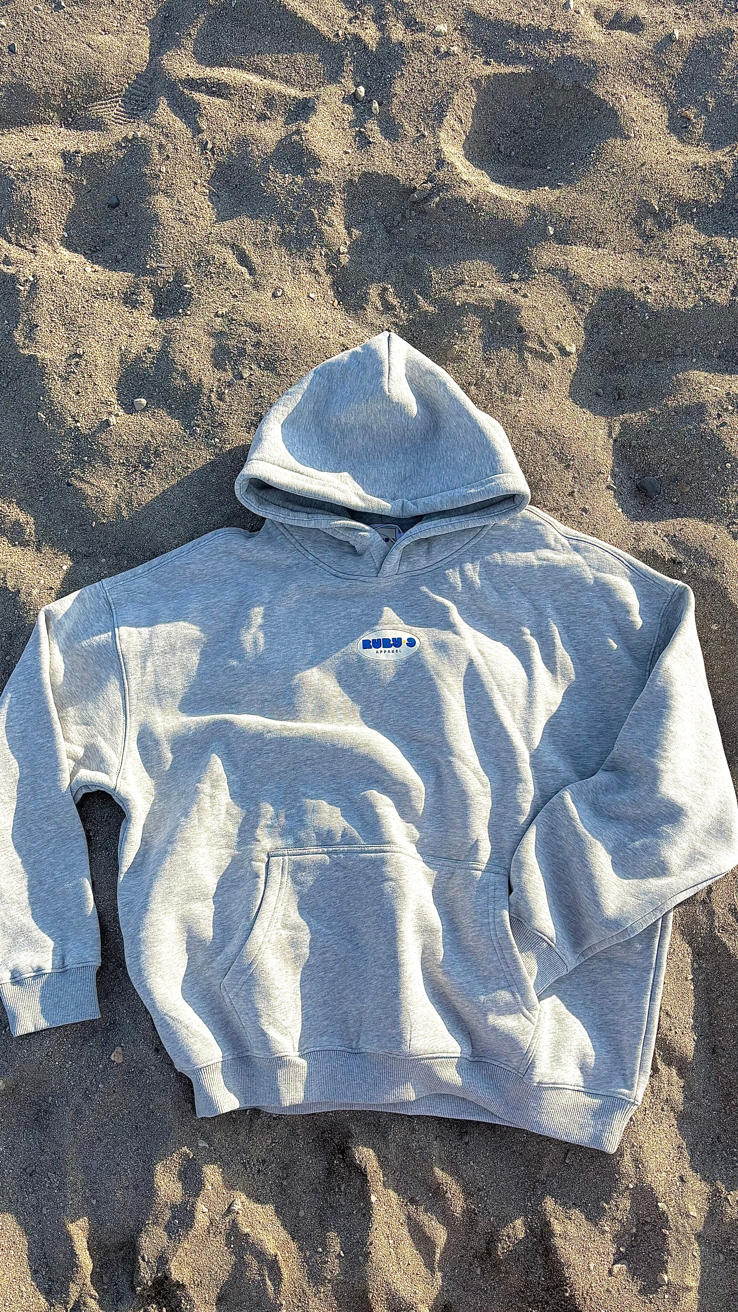 Ruby 9 Badge Logo Oversized Hoodie